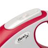 Laisse-sangle - KERBL - Flexi NewConfort - Taille M - 5-m - Max.25 kg - Rouge
