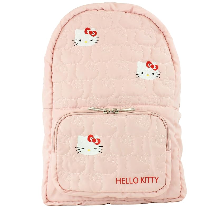 

hello kitty pink Quilting & Embroidery Combo backpack