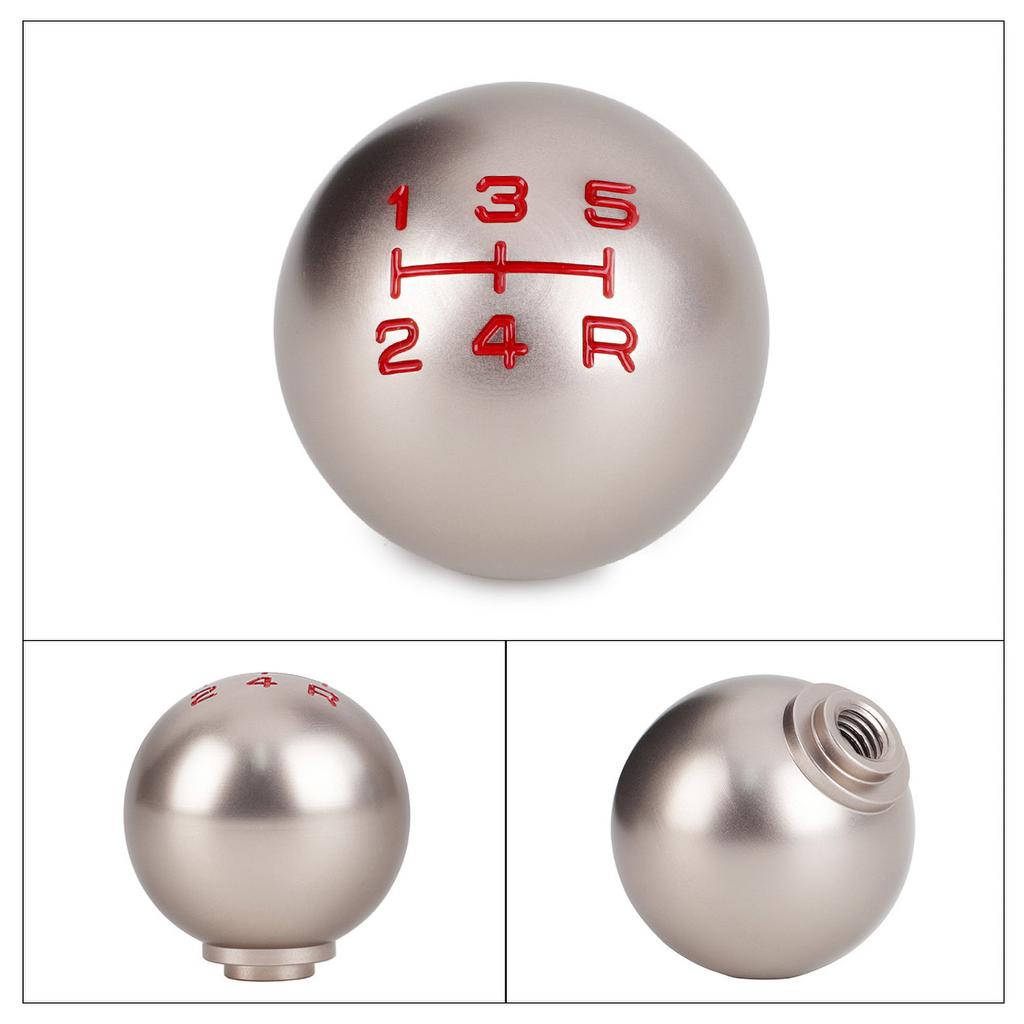 5/6 Speed Car Gear lever Knob Aluminum Matte Ball Shape M10*1.5 For Honda Civic g8 TYPE R EP3 FN2 City Fit FD2 DC2 DC5