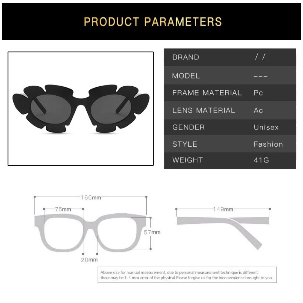 Lunettes de soleil œil de chat à fleurs pour femmes, lunettes vintage pour femmes/hommes, lunettes de marque de luxe pour femmes, fête
