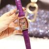 Same Fashion Retro Women'S Watch, Wine Barrel Type Diamond-Encrusted Digital Belt Waterproof Watch