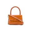 Croco Cow Leather One Shoulder Handbag Mini Women's Brown 18FWMINATNDSMA