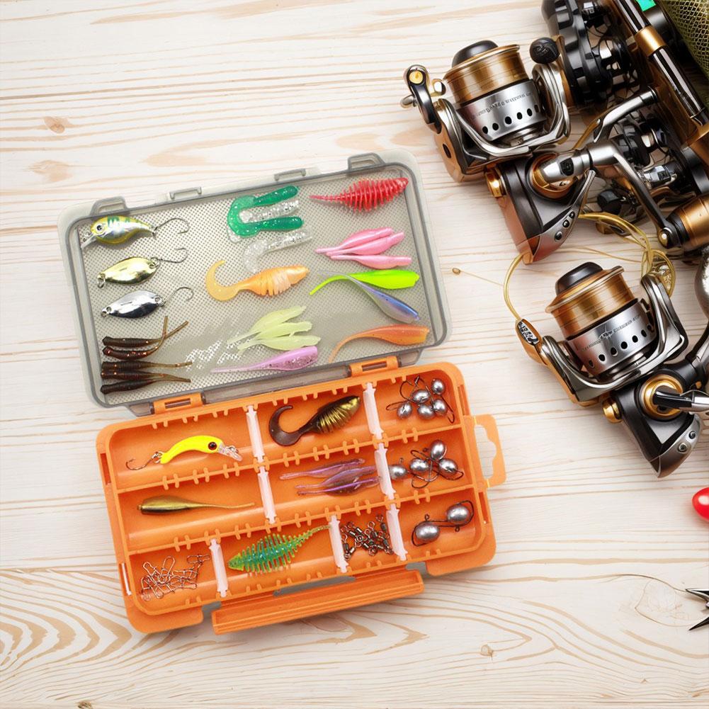 63pcs Fishing Lures Kit Soft and Hard Bait Set with Tackle Box Fishing Lure Set for Bass Pike Crankbait Tackle Accessories