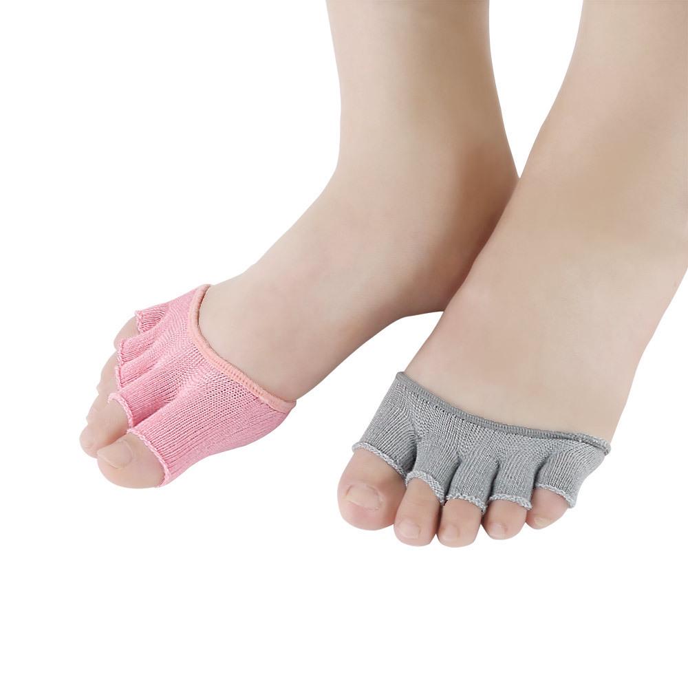 Women's Bamboo Five-Toe Sweat-Absorbing Split-Toe Socks (Four Seasons, Open-Toe, Invisible)