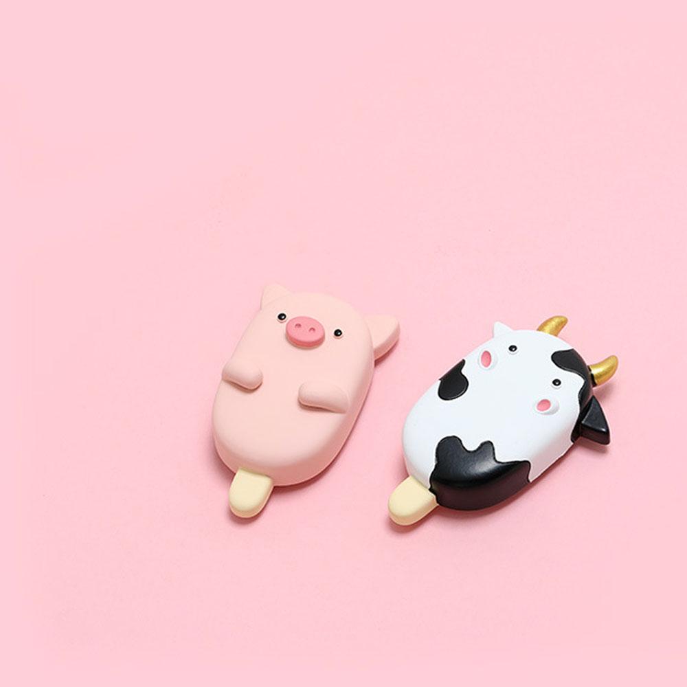 Cartoon Cute Animal Kitchen Refrigerator Magnet Resin Fruit Popsicle Ice Cream Home Decoration Multicolor Optional