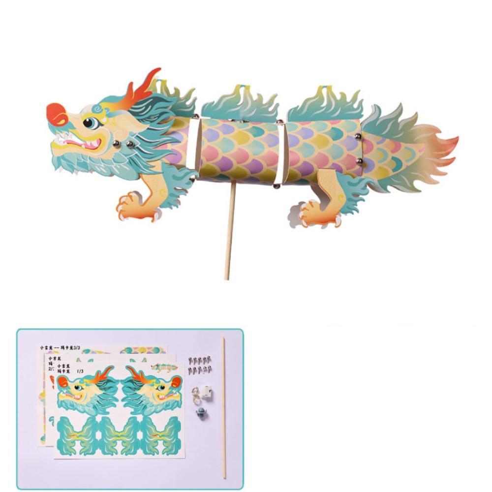 

Flexible Lantern Making Material Handheld Spring Festival Dragon Decoration Kindergarten Style F