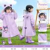 Children's Raincoat, Waterproof Shoe Covers, Non-Slip and Wear-Resistant, with Backpack Space, for Boys and Girls, Specifically for Elementary School