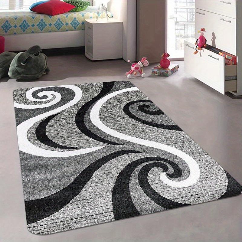 Visual Illusion Carpet 3D Vortex ThreeDimensional Trap Bedroom Floor Mat Living Room Coffee Table Blanket Creative Christmas Rug