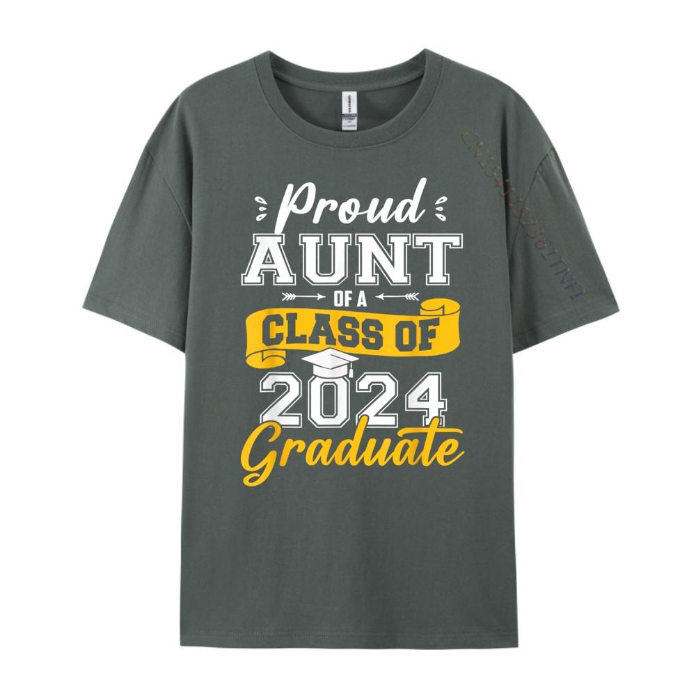 Graduation Proud Aunt Of A Class Of 2025 Graduate Free Shippping Clothes Fall Luxury TShirt Big And Tall New Years Eve