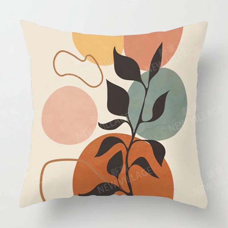 Nordic Fall Home Decor Autumn Throw Pillow Cover Sofa Cushion Cover Modern Morandi