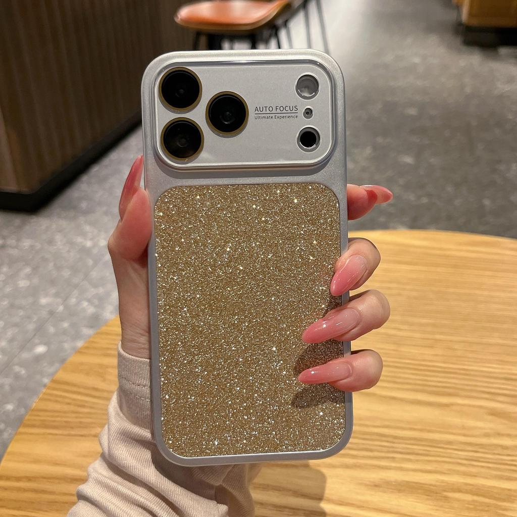 Korean Glitter iPhone 17 Pro Max Case: Full Coverage & Large Window