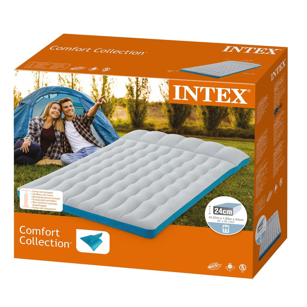 intex Air Bed Mat for Camping 127 X 193 X 24 Cm 67999 Japanese [Genuine Product]