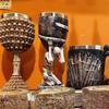 Retro Gothic Wine Cup Punk Skull Goblet Drinkware Viking Dragon Drinking Mug  Bar