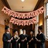 Celebration Graduation Banner Garland Reusable Paper Pull Flag  School Celebrations