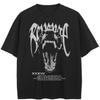 Streetwear Howl Grafik T-Shirt Baumwolle Unisex Oberteile T-Shirts Sommer Kurzarm T-Shirt
