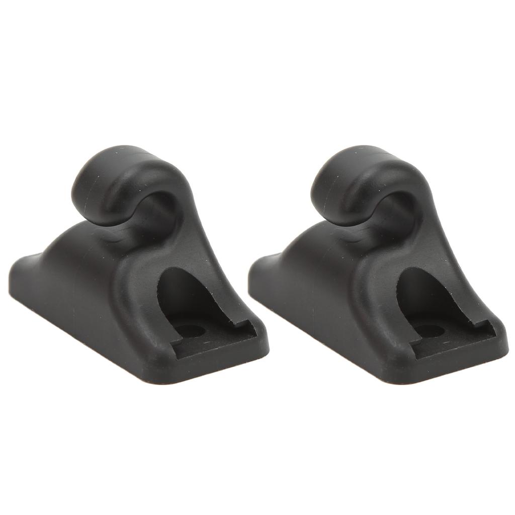 2PCS Sun Visor Mount Bracket Clip 94473143900 Black Compact Structure Scratch Resistant Fit for 924 944 968