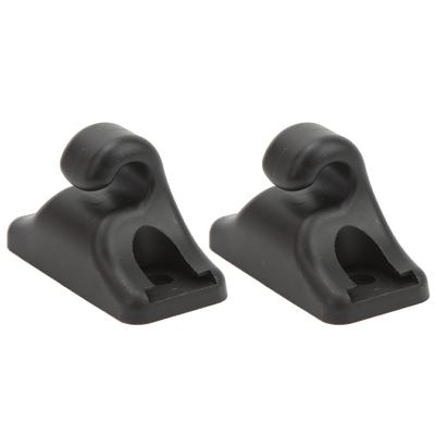 2PCS Sun Visor Mount Bracket Clip 94473143900 Black Compact Structure Scratch Resistant Fit for 924