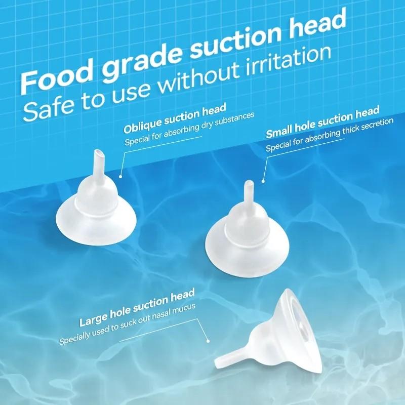 3 Suction Levels Low Noise Anti-backflow 10 Soothing Music Electric Baby Nasal Aspirator Low Noise Nose Suction