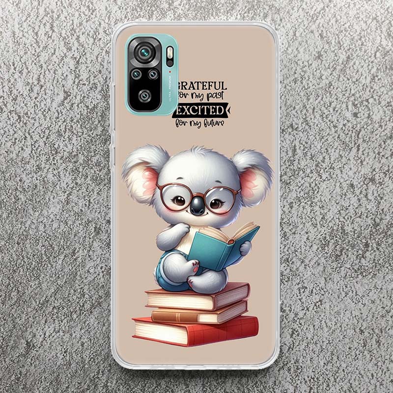 Koala Kawaii Cute Animal Print Soft Case for Xiaomi Redmi Note 14 13 12S 11S Phone Shell 10 Pro Plus 11E 11T 12 11 10S 5G Cover