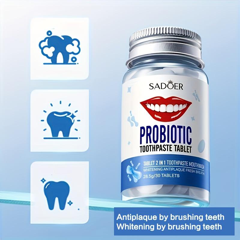 Probiotic Solid Toothpaste Breath Freshener To Remove Bad Breath Oral Anti-moth Solid Teeth Removes Yellow and Cleans Teeth