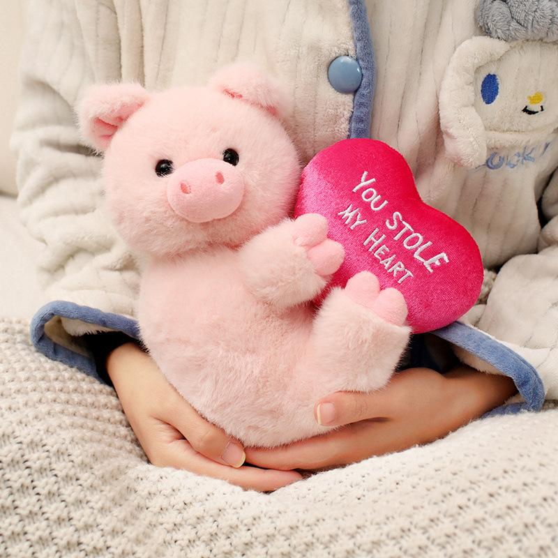 Cute Heart-stealing Pig Doll Cartoon Elephant Plush Toy Doll Children Comfort Pillow Doll Gift Girl