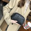 First Layer Cowhide Bag for Women In Autumn and Winter New Fashionable and Versatile Shoulder Bag Niche Light Luxury Retro Leather Crossbody