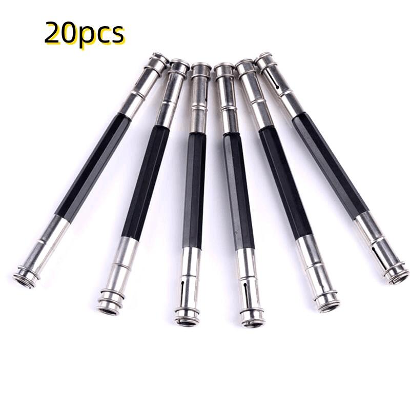 

20pcs Adjustable Metal Pencil Extender Professional Art/School/Office Tool for Sketching Writing Drawing Durable Design