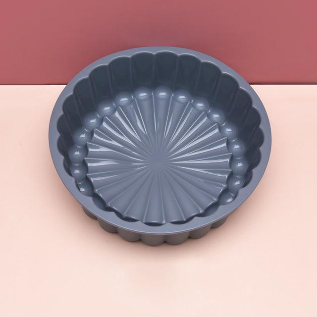 Charlotte Cake Pan Round Silicone Cakes Pan Sponge Flan Mold Strawberry Shortcake Baking Pan Silicone Molds