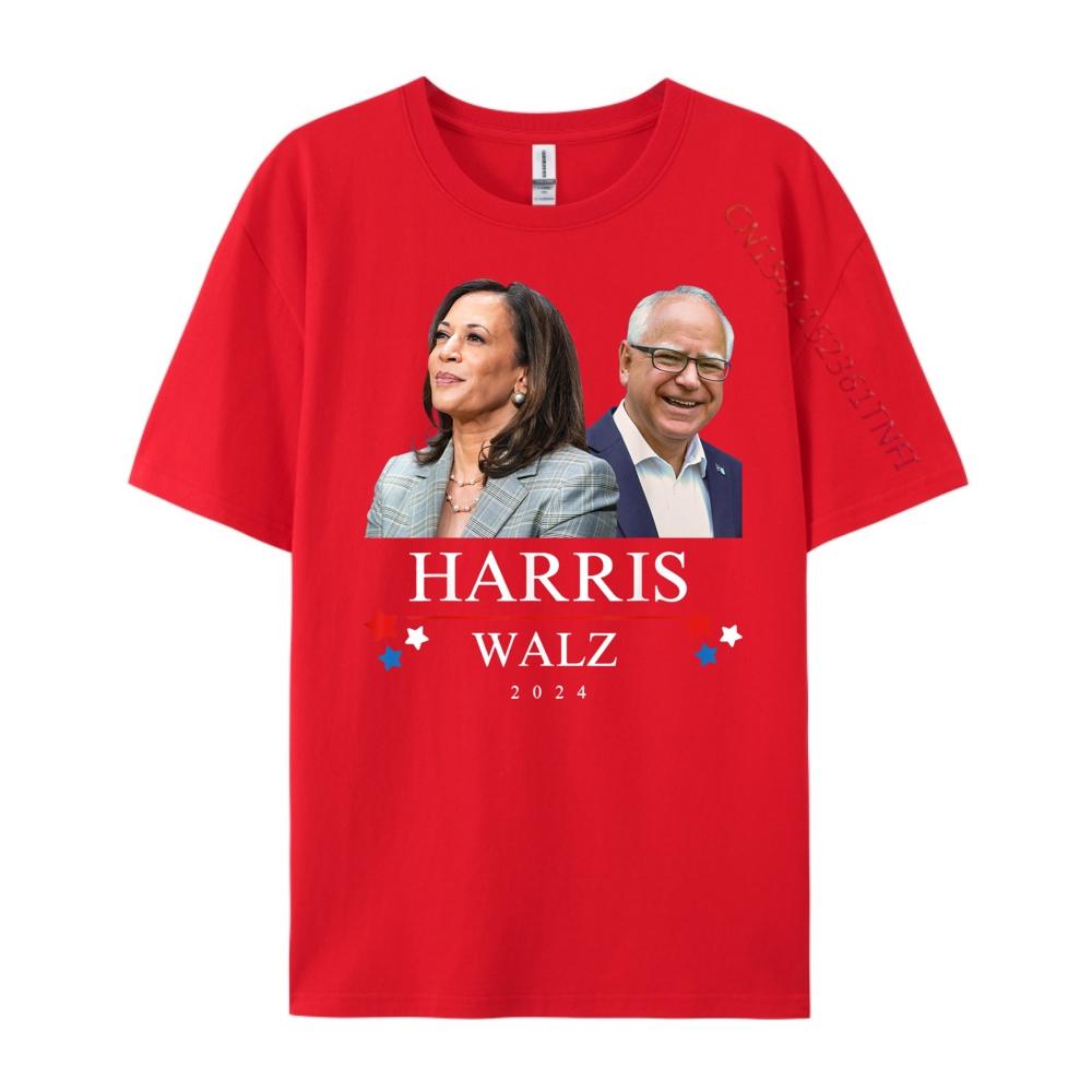 Harris Walz President Election Kamala Harris Tim Waltz Cute Oversized T Shirt Winter T Shirt Homme Big Size Game