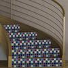 50pcs 3D Waterproof Self-Adhesive Mosaic Tile Wall Stickers, Easy to Install, Suitable for Kitchen Bathroom and Home Decoration