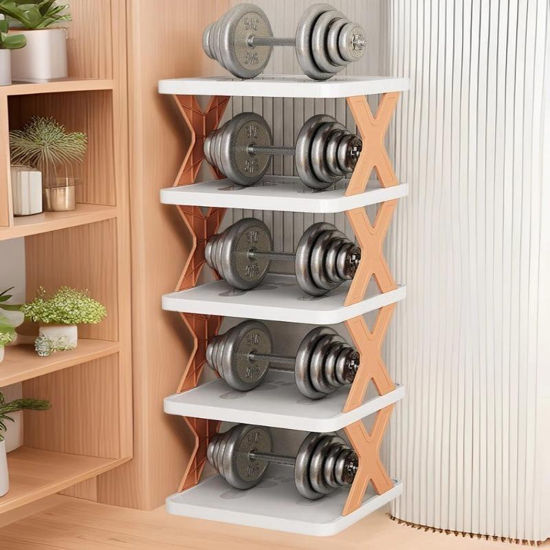 Compact Removable Shoe Rack - Space-Saving Indoor Storage Cabinet for Dorms and Doorways