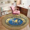 Chelsea F.C Print Round Rug, Washable Floor Carpet, For Entryway Dorm Laundry Room Office Study, Home Decor Birthday Christmas Gift