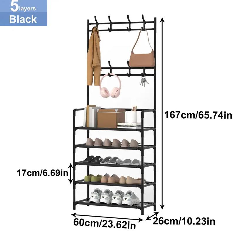 Напольная многофункциональная стойка для обуви и шляп для прихожей 2450₽