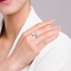 Modian Rectangular Cutting Clear CZ Ring 925 Sterling Silver Luxury Finger Rings For Women Wedding Fine Jewelry