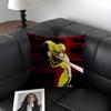 K-Kill Bills Movie Cushion Cover Natural Linen Organic Fabric Double-Sided Printing Sofa Home Decor Gift Pillow Case