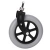 10 Inch Walker Front Caster Universal PU Wheel Hub Solid PVC Caster Replacement for Grocery Carts