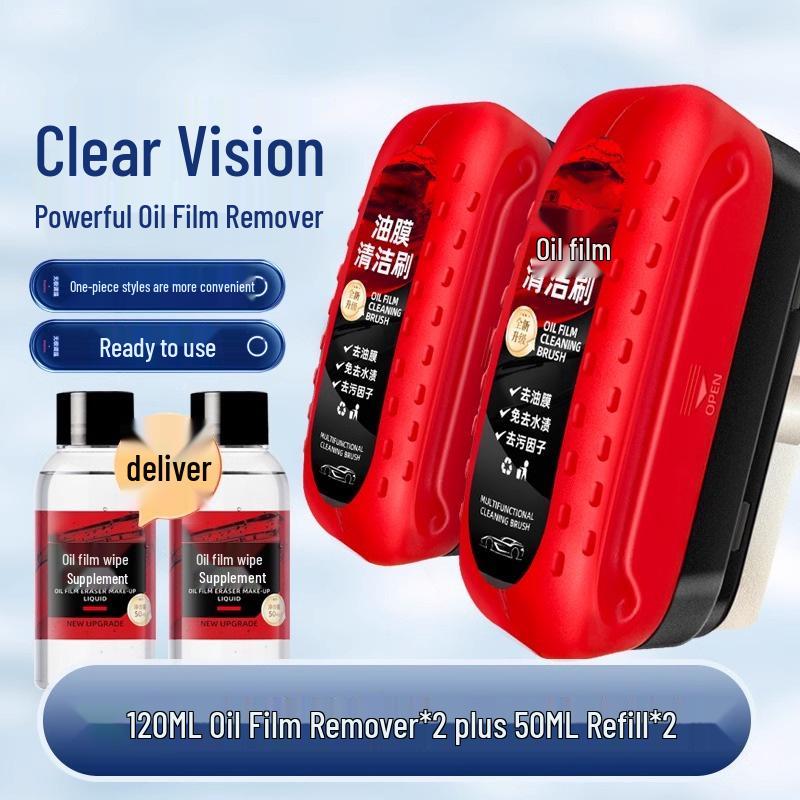 Ölfilmreiniger: Kraftvolle Windschutzscheiben- und Glasreinigungsbürste