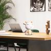 Nordic Cute Creative Healing Animal Calf Ornaments INS Feng'er Children's Room Desk Desktop Decoration Savings Can