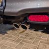 Car Universal One To Two Tail Throat Double Pipe Tail Pipe Stainless Steel Exhaust Pipe Modification Supplies