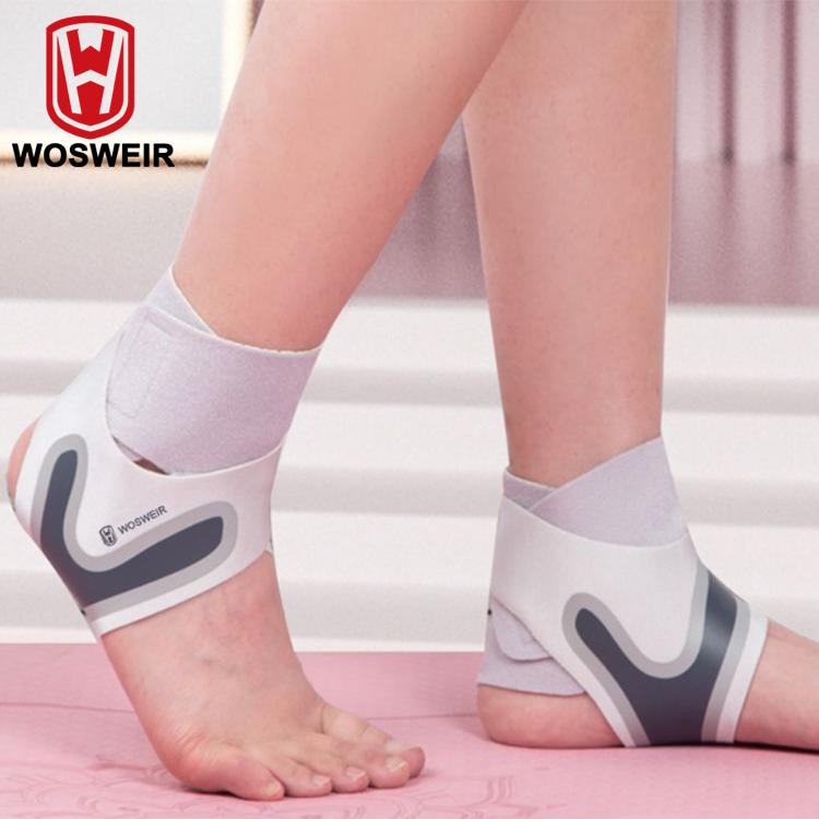 

WOSWEIR 2 шт. компрессионный рукав для поддержки лодыжки, снаряжение для фитнеса и баскетбола, защитный бандаж для ног