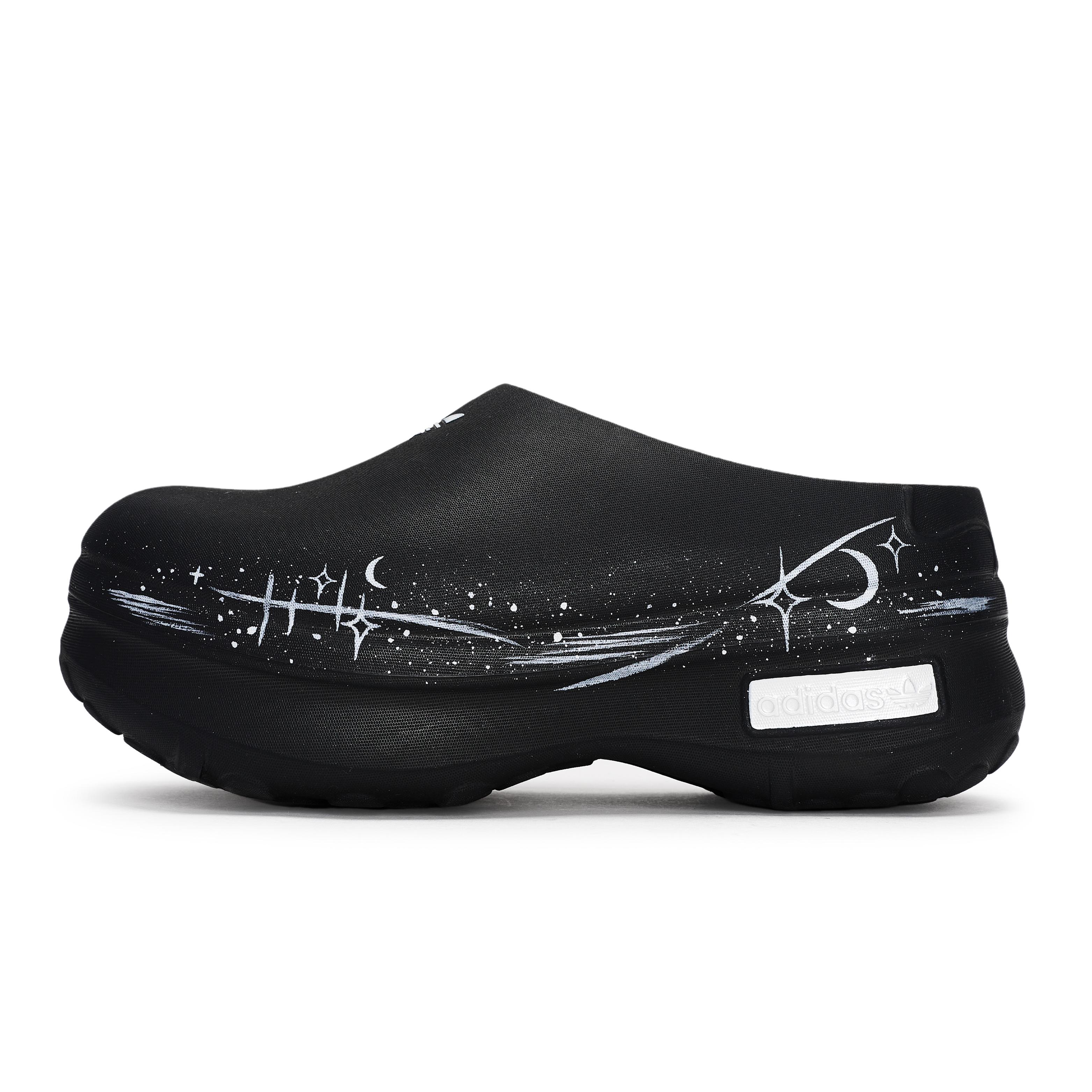 

Adidas Originals AdiFOM Stan Smith Mule Closed Toe Slippers Women s Black Silver IE4626(Team1189-) 40½