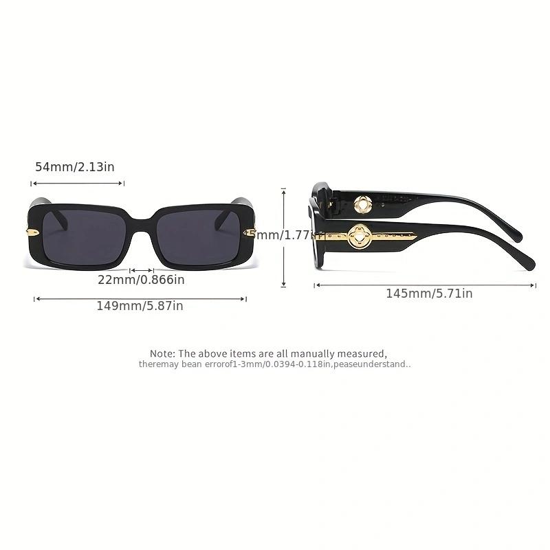 Fashion Small Square Frame Retro Sunglasses Ladies Male Glasses Luxury Glasses Non Polarized Glasses