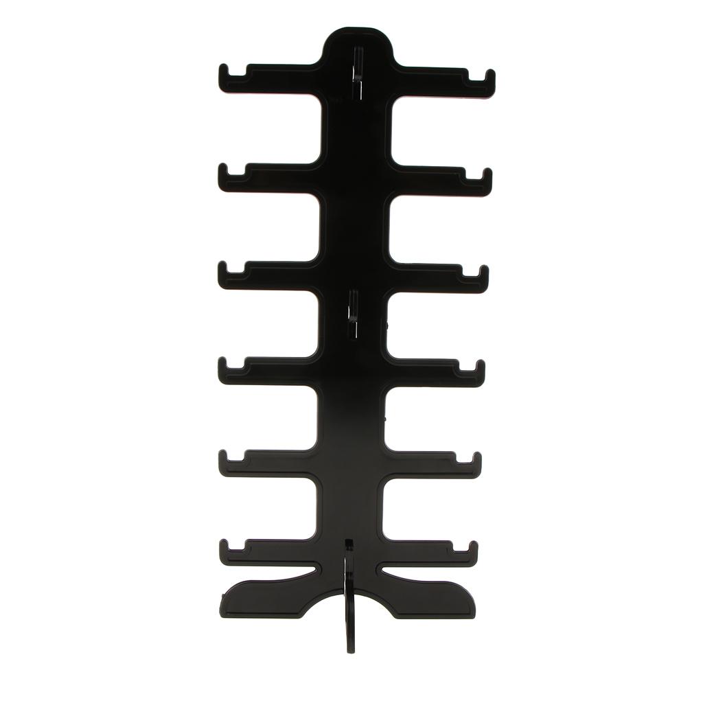 Sunglasses Display Rack with Six Pair Holder Plastic Accessory Display Stand for Bracelet Necklace Jewelry