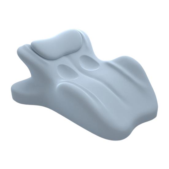 Couple Pillow Back Cushion with Wave-Shaped Design Ergonomic Posture Support Memory Foam Butt Cushion Leg Wedge