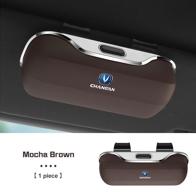 Car Visor Glasses Box Portable For Changan UNI-K CS35 CX70 CS85 CS55 CS75 CS15 F70 Sunglasses Holder Eyeglasses Case Accessories