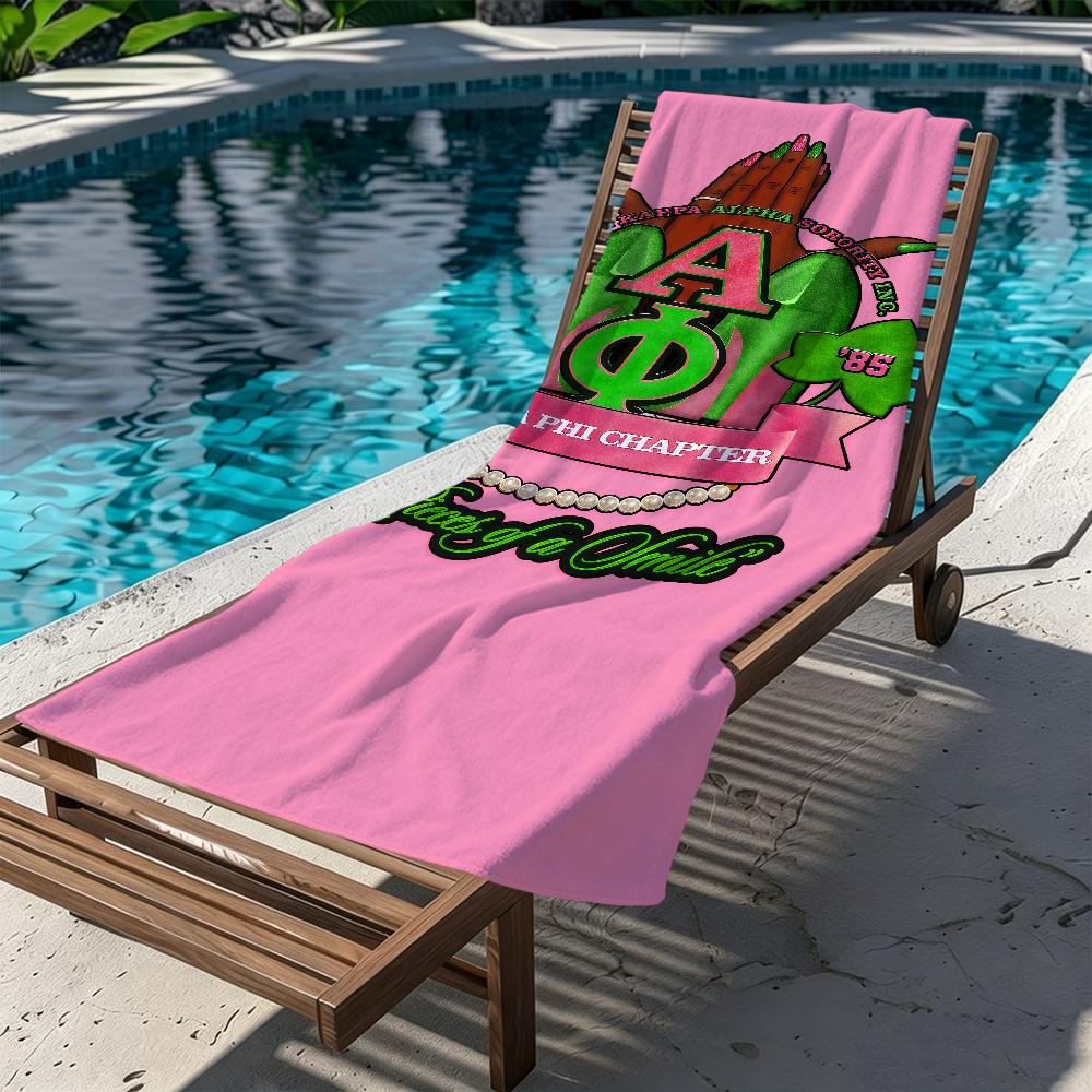 A-alpha-a K-kap-pa Towel Large  A-alpha Quick-Drying Microfiber soft Beach Towel for Travel Fitness Sauna Bathing Camping