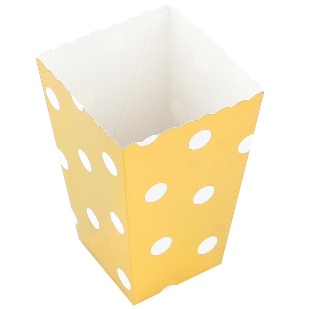 

60PCS Striped Style Popcorn Bags Treat Boxes For Birthday Children Movie Party Wave Spots