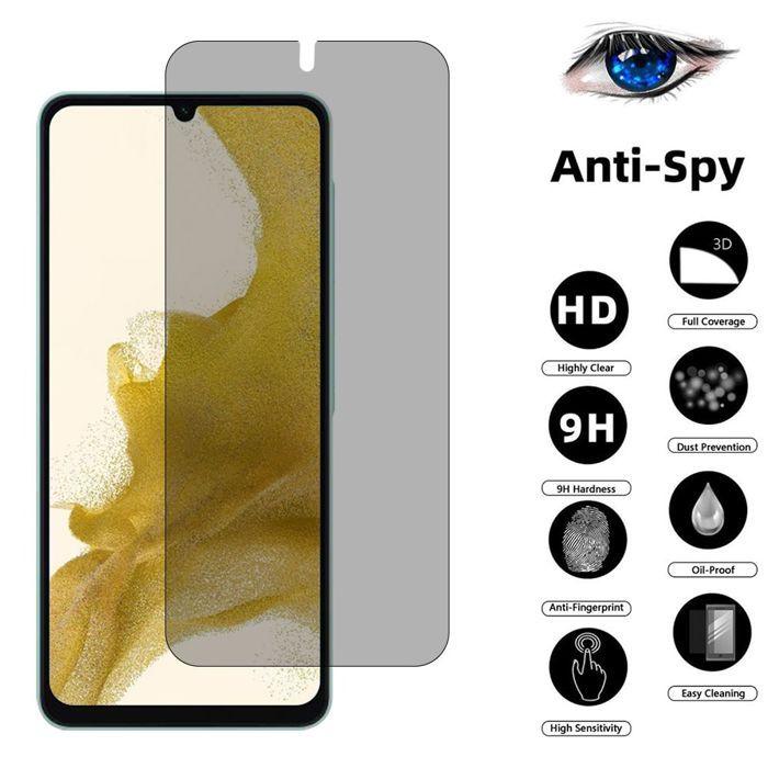 Verres Trempés - BOOLING - Compatible Samsung Galaxy A17 - Anti-Espion - Antichoc - Résistant aux Rayures