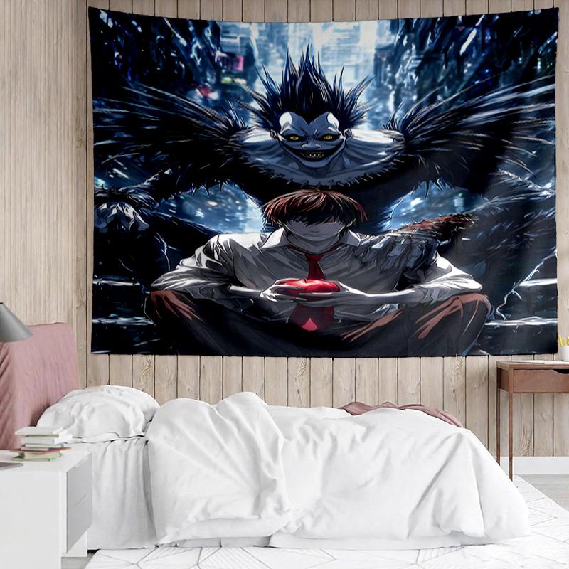 1PC Death King And Apple Tapestry Accessories Playroom Tapestry, for Bedroom,Livingroom, dormitory Room Wall Decor Fan Birthday Gifts