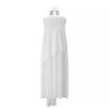 Damen Mode Schnürung Rollkragen Bandeau Netzsaum Kleid - 2025 Neuer Stil